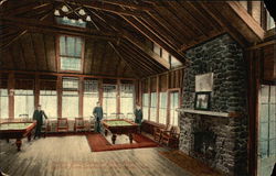 Interior, Phillip Schuler Beebe House, Gaylord Farm Sanatorium Postcard