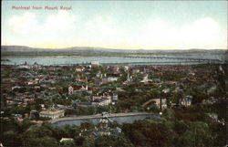 Montreal from Mount Royal Postcard