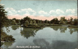 Up the River Rochester, NH Postcard Postcard