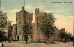 74th Regiment Armory Postcard