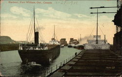 Harbour at Fort William Ontario, Canada Misc. Canada Postcard Postcard