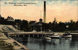 Flushing Tunnel Pumping Station Postcard