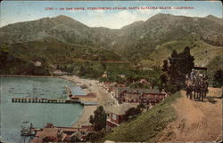 On the Drive, Overlooking Avalon Santa Catalina Island, CA Postcard Postcard