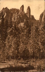 Cathedreal Spires Postcard