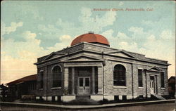 Methodist Church Porterville, CA Postcard Postcard
