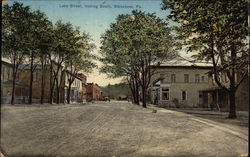 Lake Street, Looking South Stoneboro, PA Postcard Postcard