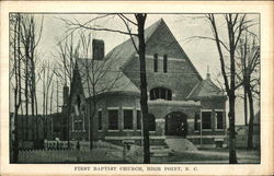 First Baptist Church Postcard