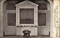 Alumnae Hall S.A. & C. - Fogle Memorial Organ Postcard