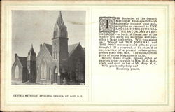 Central Methodist Episcopal Church Postcard
