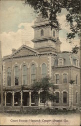 Court House in Hancock County Sparta, GA Postcard Postcard