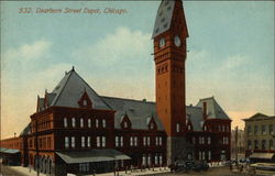 Dearborn Street Depot Postcard