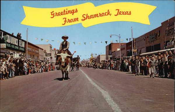 st patricks day celebration shamrock tx