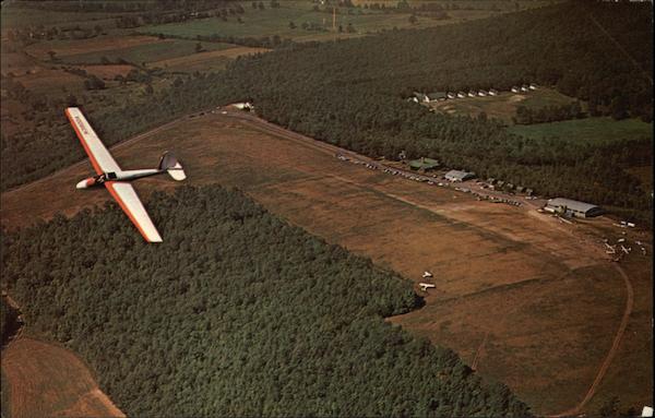 Sailplane over Harris Hill Elmira New York