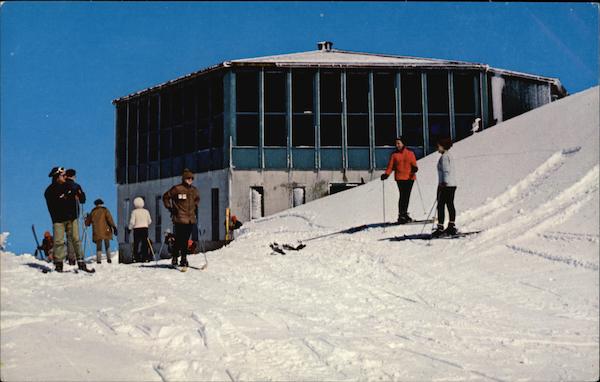 Unique Octagon House and Restaurant at Sugarloaf Mountain, Maine Kingfield