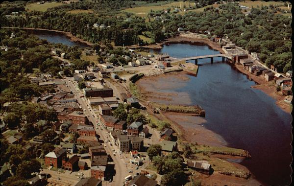 Airview of Calais Maine