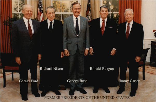 Five Former Presidents of the U.S