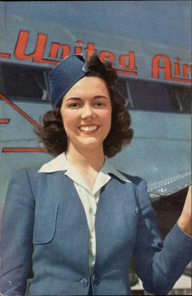 United Airlines Stewardess Women