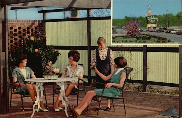 Patio of Holiday Inn Meridian Mississippi