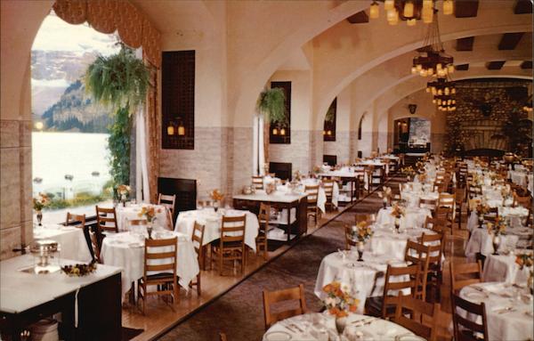 Chateau Lake Louise - The Dining Room AB Canada Alberta