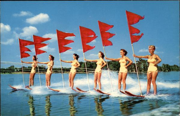 Aquamaids on Parade Cypress Gardens Florida