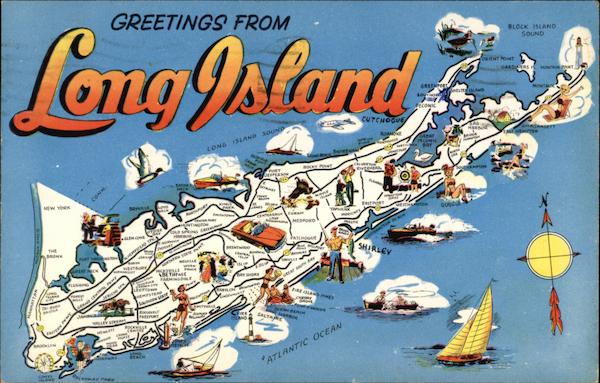 Greetings from Long Island - Vacation Paradise New York