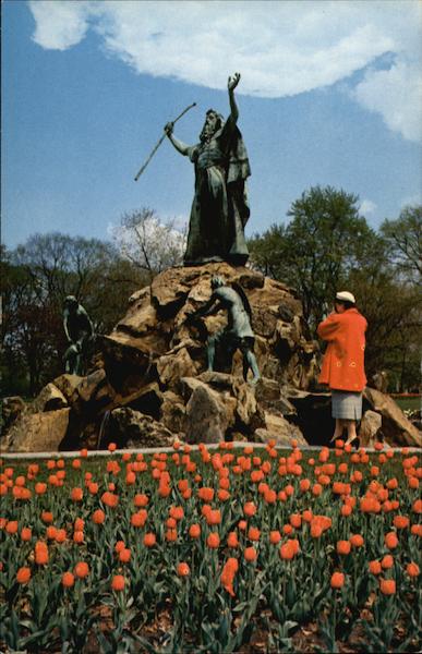 Moses at Hebron's Rock, Washington Park Albany New York