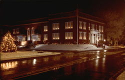 Greenwood City Building Indiana Postcard Postcard