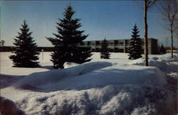 Fletcher Motels Alpena, MI Postcard Postcard