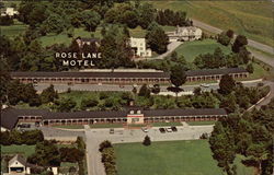 Rose Lane Motel Galax, VA Postcard Postcard