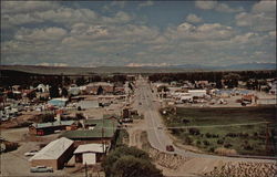 View of Pinedale Wyoming Postcard Postcard