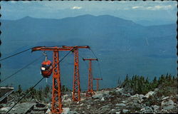 Gondola Lift at Sugarloaf Ski Area Postcard