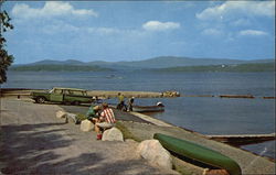 Rangeley Lake - State Park Marina Postcard