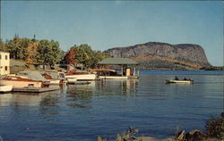 Marina on Moosehead Lake Maine Postcard Postcard