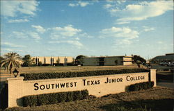 Southwest Texas Junior College Uvalde, TX Postcard Postcard