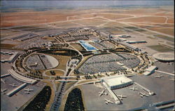 New York International Airport, Terminal City Postcard