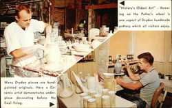 Dryden Potteries, Inc. Offers Tours With Demonstrations Hot Spring, AR Postcard Postcard