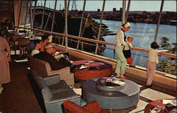 Reversing Falls Bridge - Observation Lounge Postcard