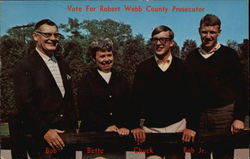 Vote for Robert Webb County Prosecutor Postcard