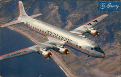 The DC-7 Flagship - American Airlines Postcard