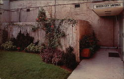 Queen City Savings and Loan Association - Garden Entrance Postcard