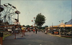 Ocean Beach Park - Amusement Area Postcard