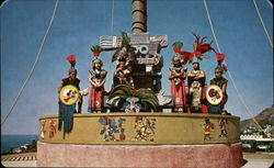 Indios Voladores (El Sacrificio), Hotel "Casablanca Tropical" Postcard