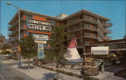 The Downtowner Motor Inn Cheyenne, WY Postcard Postcard