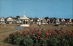 Ocean Park Bandstand Oak Bluffs, MA Postcard Postcard