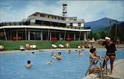 Indian Head Swimming Pool, Solarium and Motel Postcard