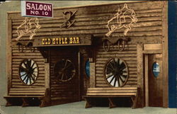 Old-Style Saloon No. 10 Postcard