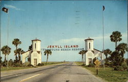 Jekyll Island - Year Round Beach Resort Postcard
