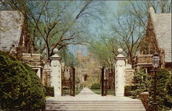 Princeton University - Gateway between Pyne Hall and Henry Hall Postcard