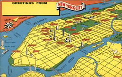 Greetings from New York City Postcard
