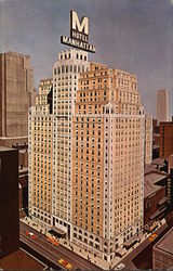 Hotel Manhattan Postcard